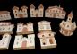 Preview: Antique Grulich nativity buildings, 11 pieces