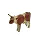 Preview: Antique Grulich nativity figure, ox around 1900