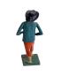 Preview: Antique grulich crib figurine, Gift bringer with flowers, around 1900 (10 cm)