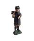 Preview: Antike Krippenfigur / Gabenbringer mit Reisig um 1900