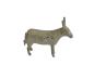 Preview: Antike Grulicher Krippenfigur / Esel um 1900 (7 cm)