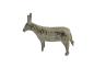 Preview: Antike Grulicher Krippenfigur / Esel um 1900 (7 cm)