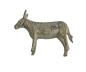 Preview: Antike Grulicher Krippenfigur / Esel um 1900 (7 cm)