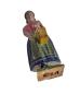 Preview: Antique grulich crib figurine, Gift bringer with basket, around 1900 (10 cm)