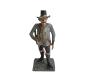 Preview: Antike Grulicher Krippenfigur / Jäger um 1900 (10 cm)