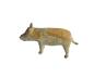 Preview: Antike Grulicher Krippenfigur, Schwein um 1900