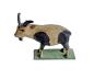 Preview: Antike Grulicher Krippenfigur, Ziege um 1900