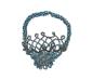 Preview: Antique beaded gablonz ornament, basket around 1930