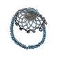 Preview: Antique beaded gablonz ornament, basket around 1930