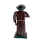 Preview: Antique grulich crib figurine, monk with praying book around 1900 (10 cm)