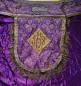 Preview: Antiker Rauchmantel - Chormantel, Messgewand, Vespermantel, Pluviale, Ornat um 1900