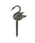 Preview: Antique Christmas tree decoration, apple holder made of embossed sheet metal around 1900