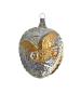 Preview: Antique kugel with owl, lauscha around 1920
