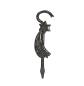 Preview: Antique Christmas tree decoration, apple holder made of embossed sheet metal around 1900