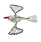 Preview: Antique Christmas tree ornament, swan with wire wings around 1920