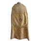 Preview: Golden cope - choir robe, chasuble, vespers robe, pluvial, vestments, dated 1897
