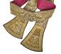 Preview: Golden cope - choir robe, chasuble, vespers robe, pluvial, vestments, dated 1897