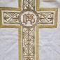 Preview: Antique white chasuble, vestment, Ornat, around 1900