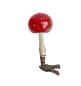 Preview: Antique mushroom / fly agaric on clip, lauscha around 1920