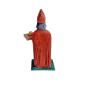 Preview: Antike Grulicher Krippenfigur / Nikolaus / Bischof um 1920  (7 cm)