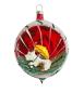 Preview: Antiker Christbaumschmuck, Diorama Kugel mit Hund um 1950