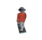 Preview: Antique grulich crib figurine, shepherd with sheep around 1900 (7 cm)