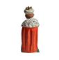 Preview: Antique grulich crib figurine, Holy King Balthasar, around 1900 (10 cm)