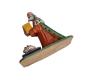 Preview: Antike Grulicher Krippenfigur / Hl. König Melchior um 1900 (10 cm)
