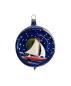 Preview: Indent diorama ball with sailing boat around 1950