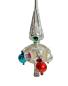 Preview: Antique Christmas tree topper with colorful baubles