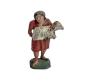 Preview: Antique grulich crib figurine, shepherd with sheep around 1900 (7 cm)