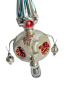 Preview: Antique Christmas tree topper with glass beads