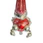 Preview: Vintage Christmas tree topper with silver baubles