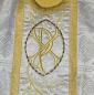 Preview: Antique white chasuble, vestment, Ornat