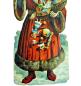 Preview: Großer Nikolaus aus geprägtem Karton, um 1900