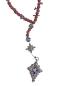 Preview: Rosary filigree made of silver / cross with enamel, 19th century