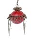 Preview: Lauscha Deckenlampe / Kandelaber um 1910