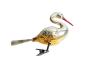 Preview: Glasornament,  Schwan / Vogel auf Zwicker, 50er Jahre