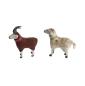 Preview: 2 German putz wooly sheep, around 1930