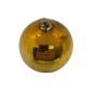 Preview: Golden Biedermeier Kugel around 1900  (6 cm)