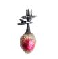 Preview: Candle Holder with  glass ornament strawberry, around 1920