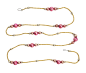 Preview: Glass Bead Garland, 130 cm, around 1930