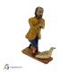 Preview: Krippenfigur Gabenbringer mit Ente, ~ 1900