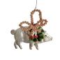 Preview: Cardboard Ornament, Pig, ~ 1930