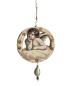 Preview: Spun cotton ornament with angel scraps,  ca. 1920