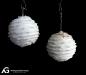 Preview: 2 Spun cotton Snowballs, ca. 1900