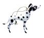 Preview: Dalmatiner / Hund aus Milchglas
