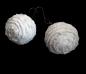 Preview: 2 Spun cotton Snowballs, ca. 1900