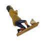 Preview: Krippenfigur Gabenbringer mit Ente, ~ 1900