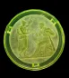 Preview: Uranium glass platter, ca. 1930, Curt Schlevogt Gablonz / Heinrich Hoffmann